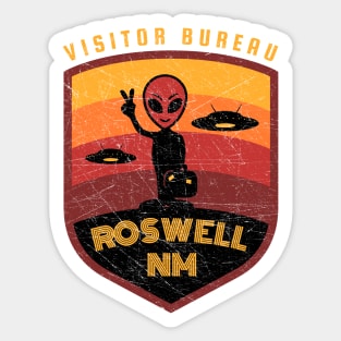 Roswell Visitor Bureau Sticker